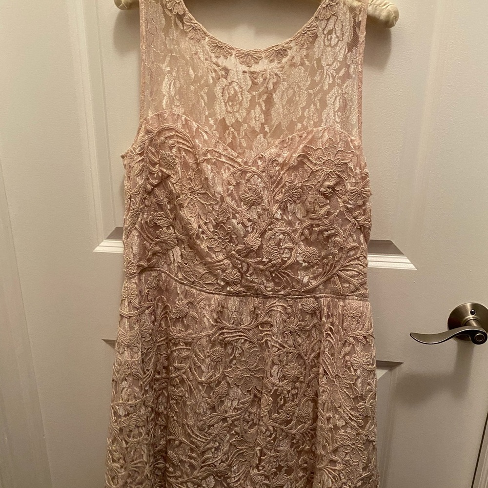 Yoana Baraschi blush dress
